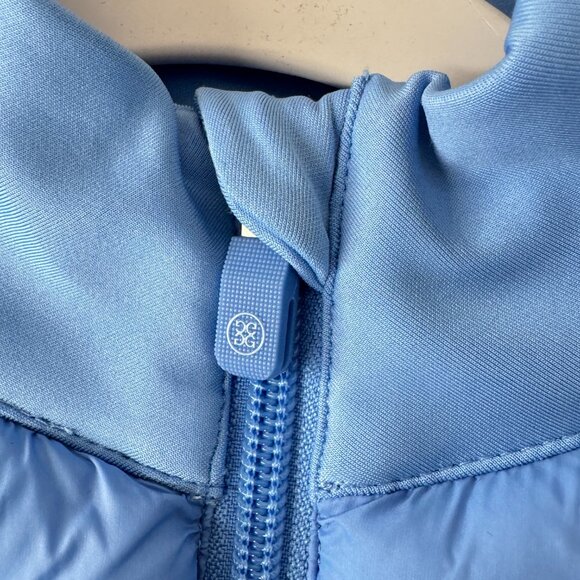 NWT G/FORE Hybrid Quilted Stretch Tech Interlock Jacket in Dawn Blue - Picture 7 of 11